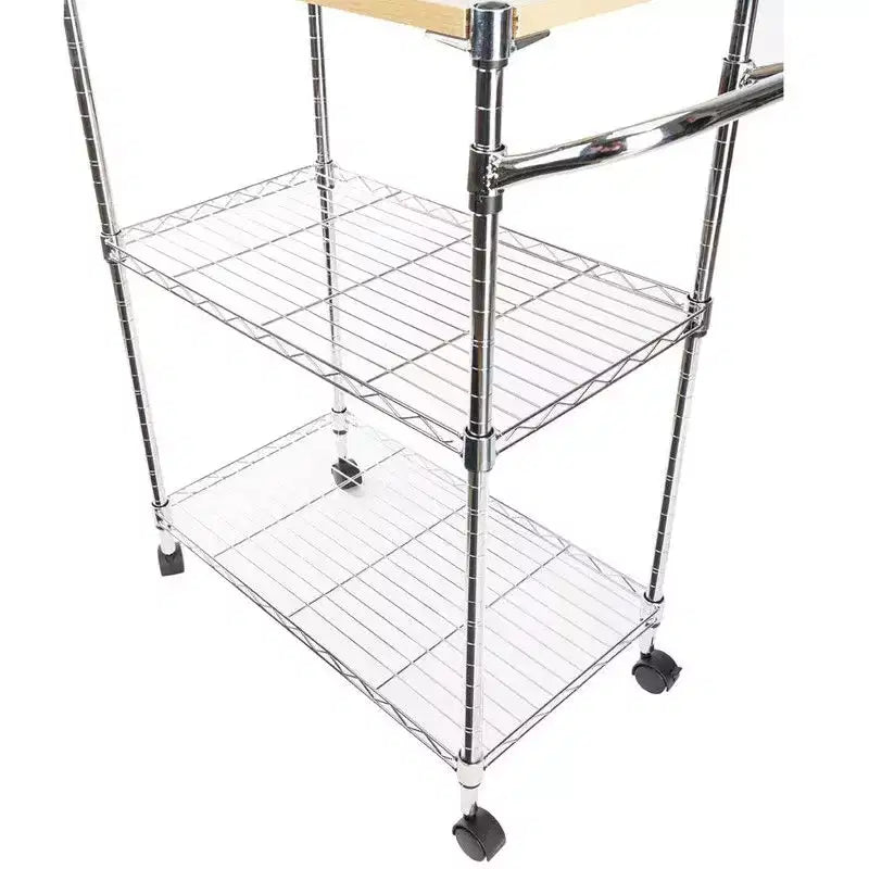 Chariot de rangement à roulettes L 28 x H 33,5 po
