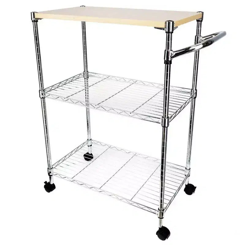 Chariot de rangement à roulettes L 28 x H 33,5 po