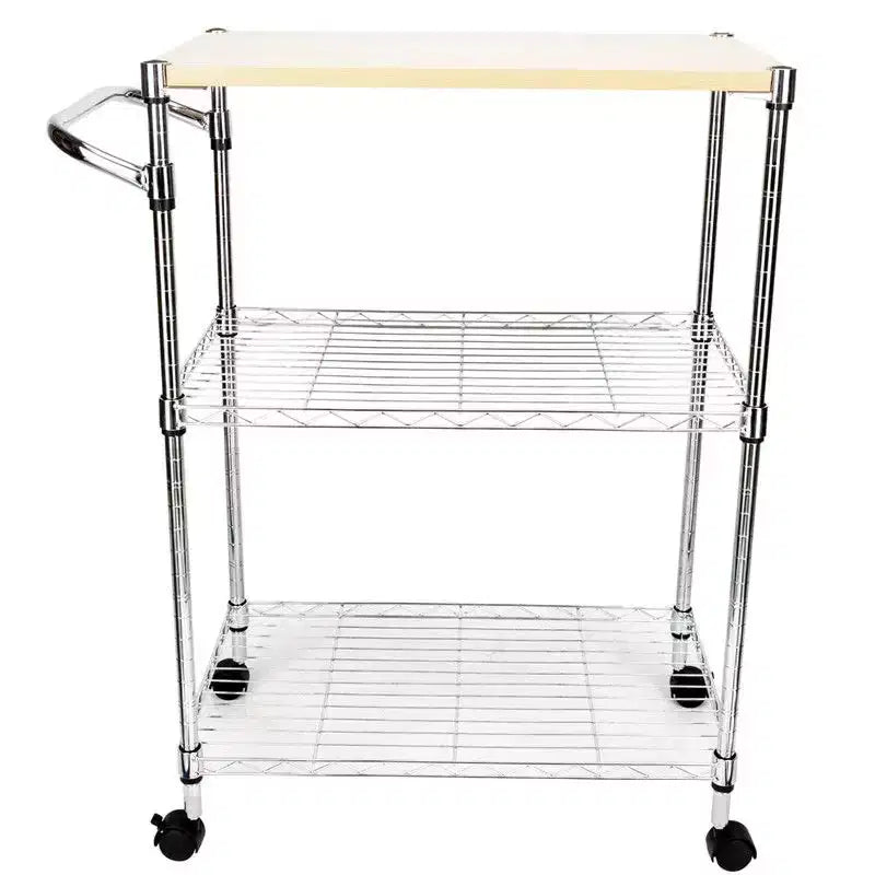Chariot de rangement à roulettes L 28 x H 33,5 po