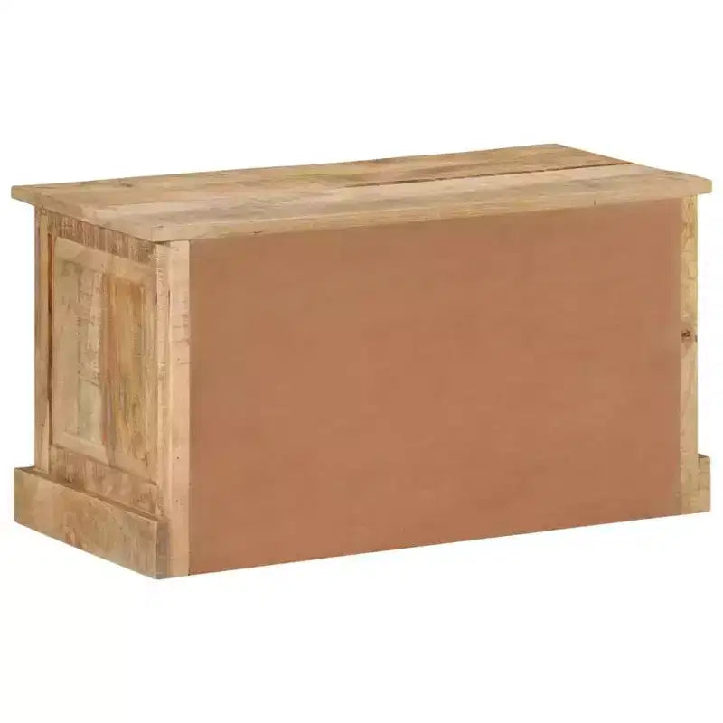 vidaXL Banc de rangement à chaussures Bois de manguier massif naturel Medium