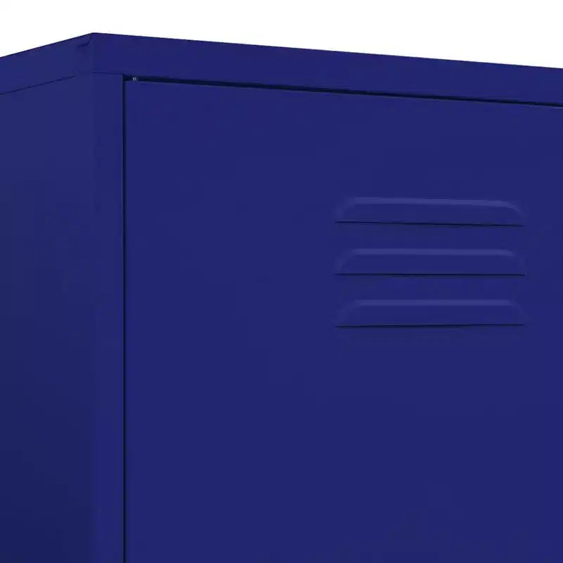 vidaXL Armoire Bleu marine 90x50x180 cm Acier