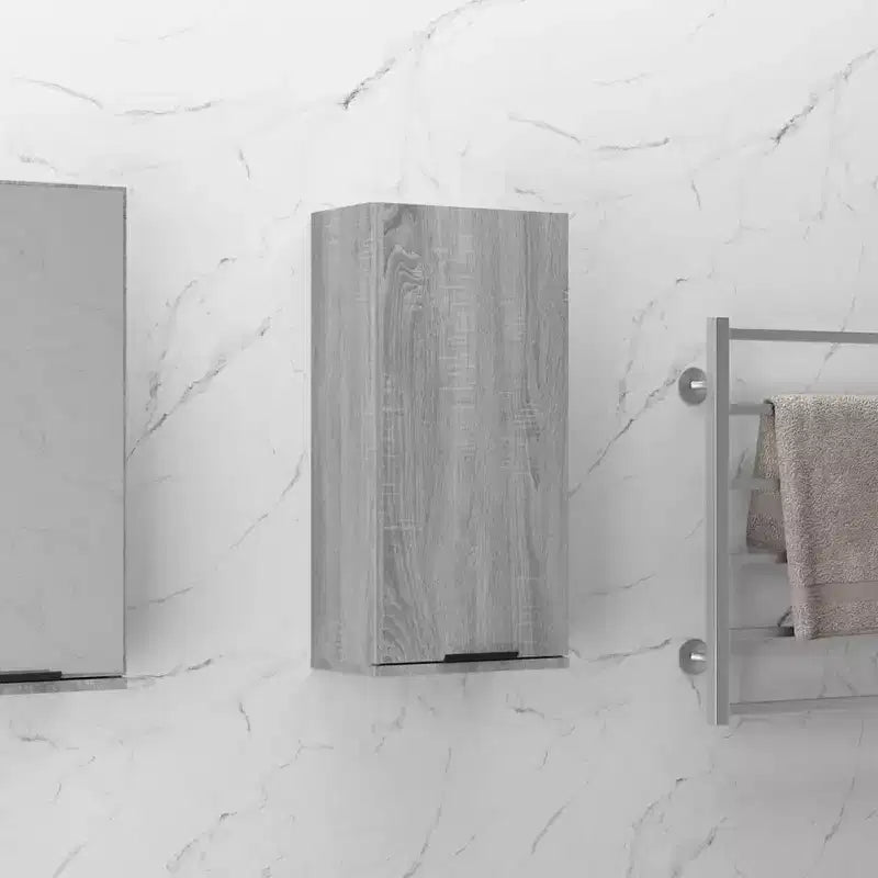 vidaXL Meuble de salle de bain gris Sonoma bois d'ingénierie 32x20x67 cm