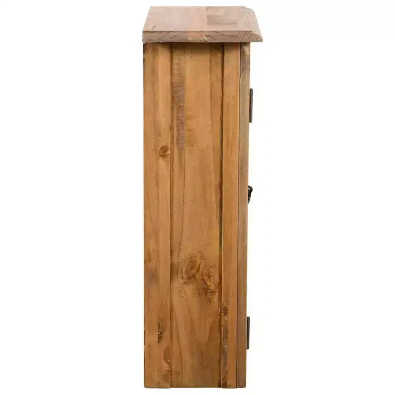 vidaXL Armoire murale marron Bois de pin massif 42x23x70 cm Armoire murale