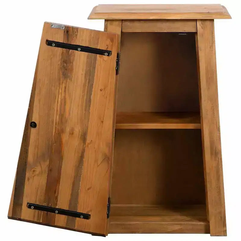 vidaXL Armoire murale marron Bois de pin massif 42x23x70 cm Armoire murale