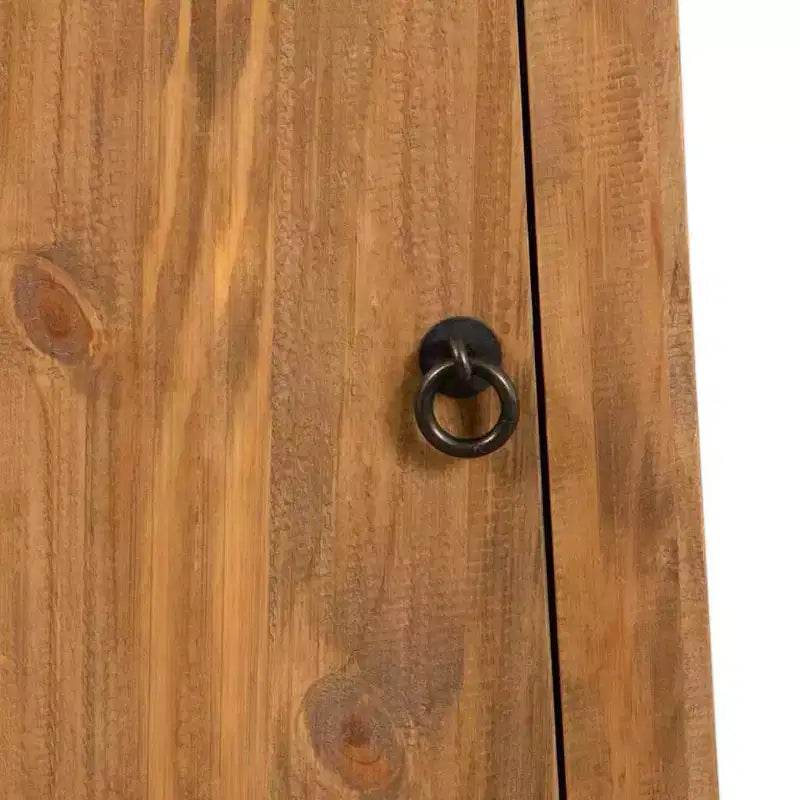 vidaXL Armoire murale marron Bois de pin massif 42x23x70 cm Armoire murale