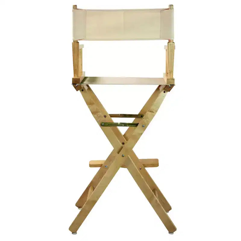Chaise de metteur en scène hauteur comptoir – Structure naturelle