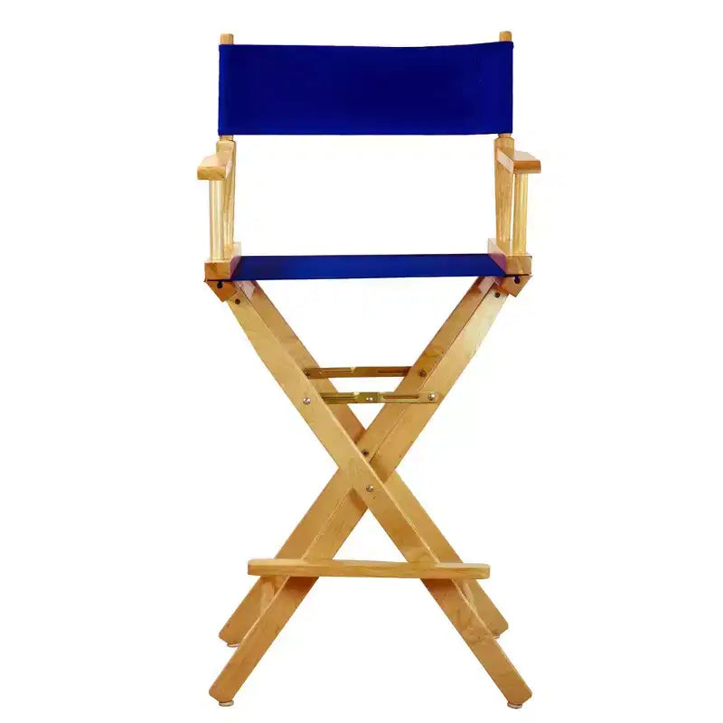 Chaise de metteur en scène hauteur comptoir – Structure naturelle