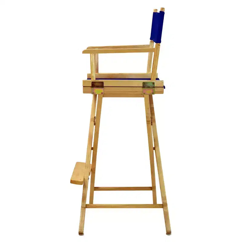 Chaise de metteur en scène hauteur comptoir – Structure naturelle