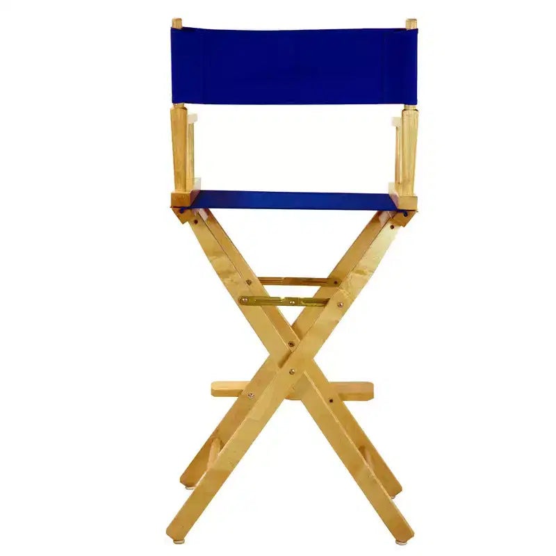Chaise de metteur en scène hauteur comptoir – Structure naturelle