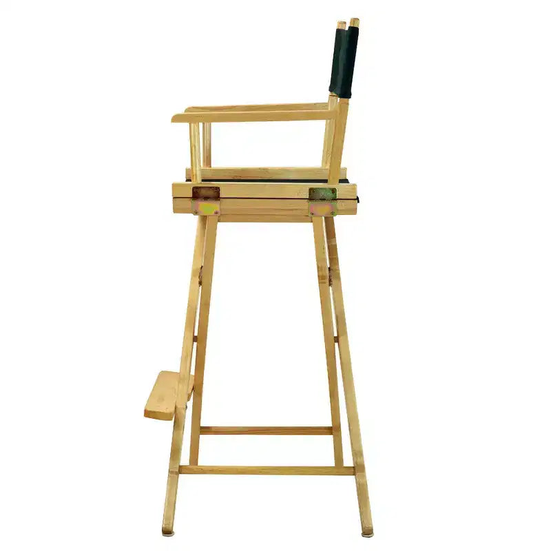Chaise de metteur en scène hauteur comptoir – Structure naturelle