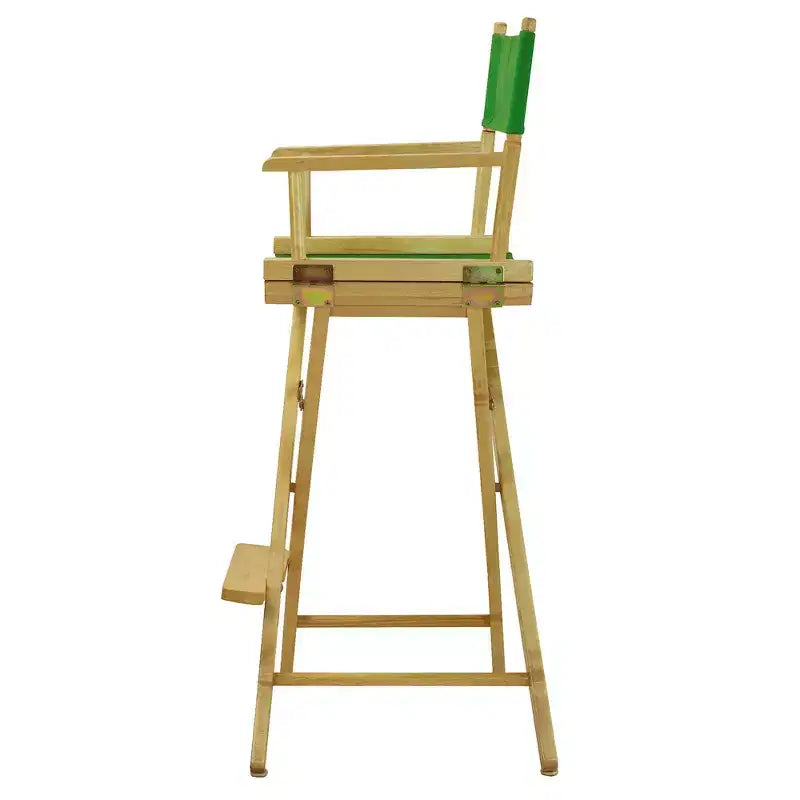 Chaise de metteur en scène hauteur comptoir – Structure naturelle