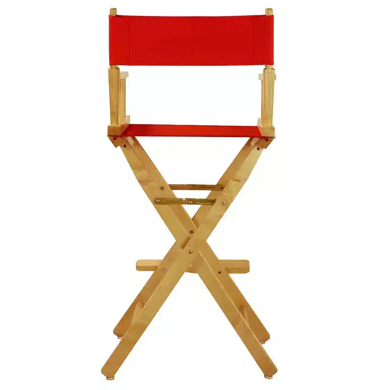 Chaise de metteur en scène hauteur comptoir – Structure naturelle