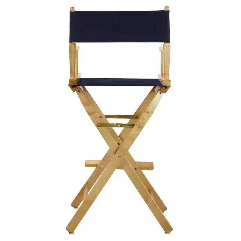 Chaise de metteur en scène hauteur comptoir – Structure naturelle