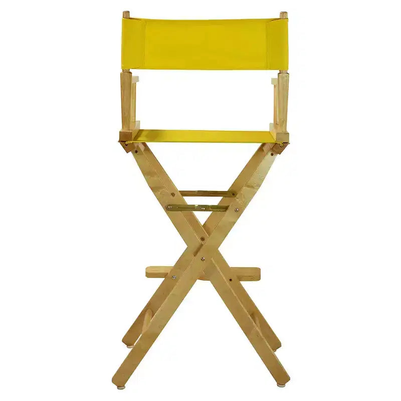 Chaise de metteur en scène hauteur comptoir – Structure naturelle