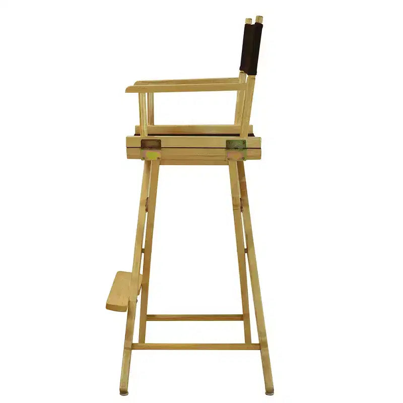 Chaise de metteur en scène hauteur comptoir – Structure naturelle