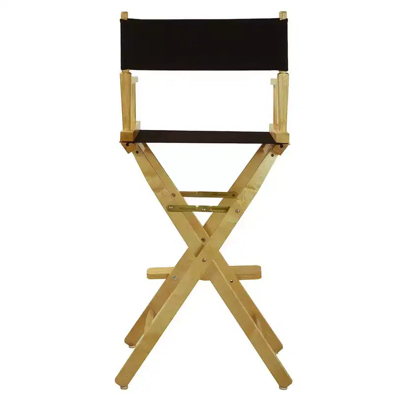 Chaise de metteur en scène hauteur comptoir – Structure naturelle