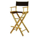 Chaise de metteur en scène hauteur comptoir – Structure naturelle