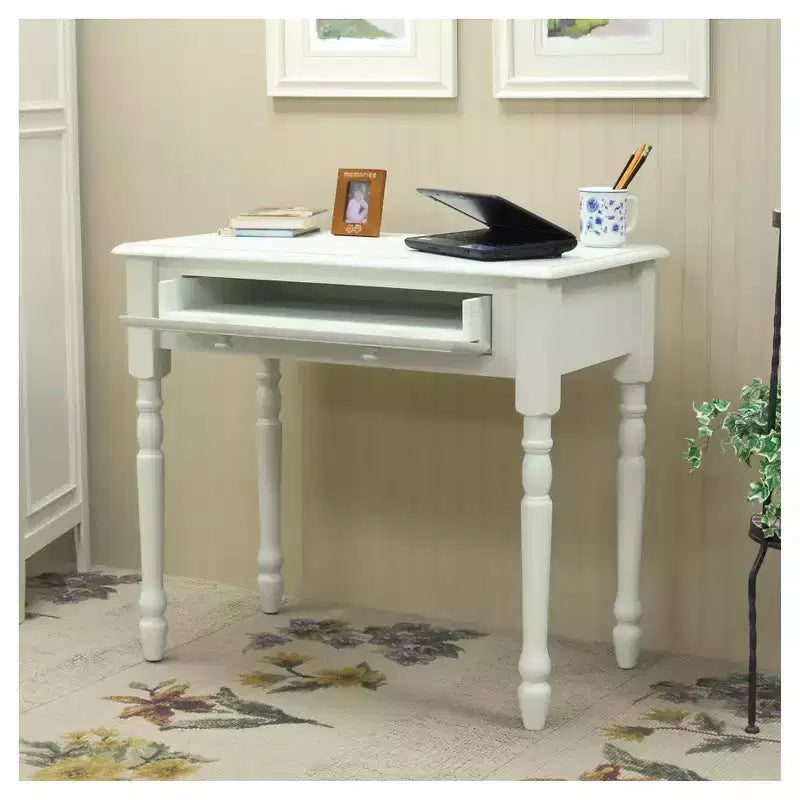 Bureau d'écriture en bois Eleanor avec tiroirs, de Carolina Living
