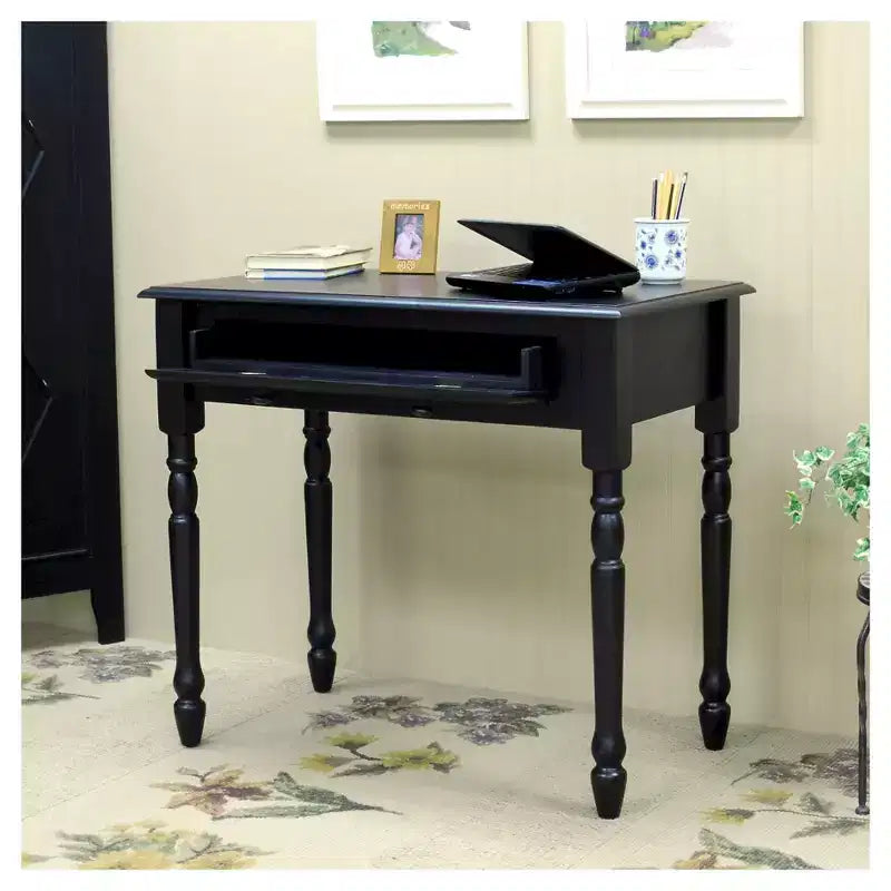 Bureau d'écriture en bois Eleanor avec tiroirs, de Carolina Living