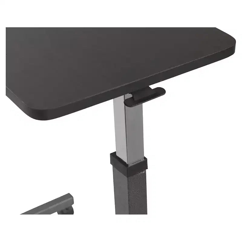 Table de lit Drive Medical, plateau non inclinable, finition argent veiné