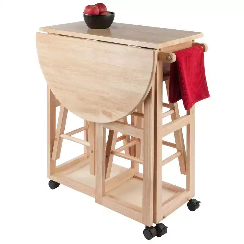 Ensemble 3 pièces Burnett Space Saver, hêtre - Winsome