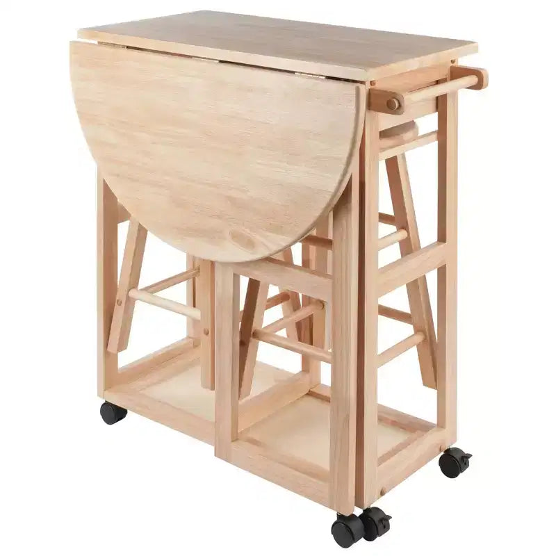 Ensemble 3 pièces Burnett Space Saver, hêtre - Winsome