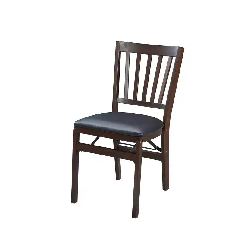 Lot de 2 chaises pliantes School House brun expresso - Stakmore