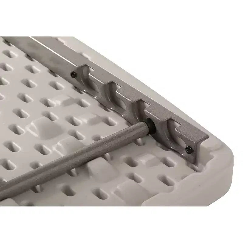 Table de jeu pliante personnelle réglable en hauteur 50x75cm gris chiné - Hampden Furnishings : Robuste, compacte, rangement facile