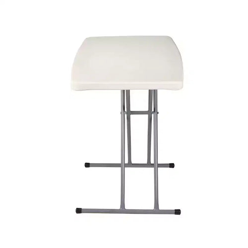 Table de jeu pliante personnelle réglable en hauteur 50x75cm gris chiné - Hampden Furnishings : Robuste, compacte, rangement facile