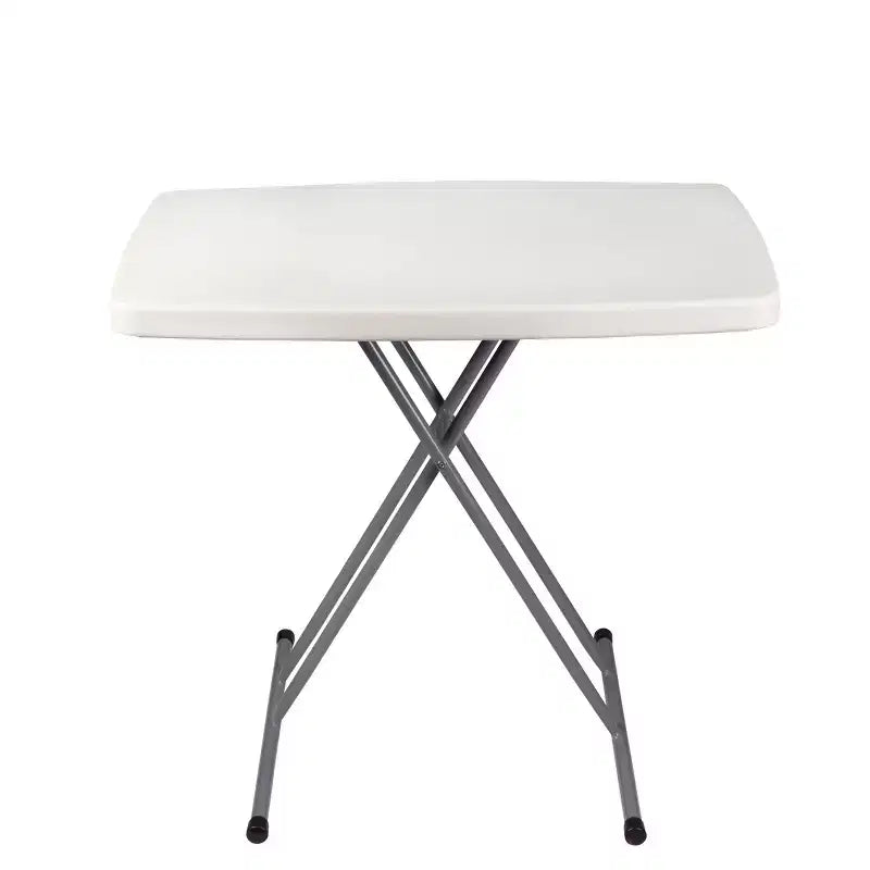 Table de jeu pliante personnelle réglable en hauteur 50x75cm gris chiné - Hampden Furnishings : Robuste, compacte, rangement facile