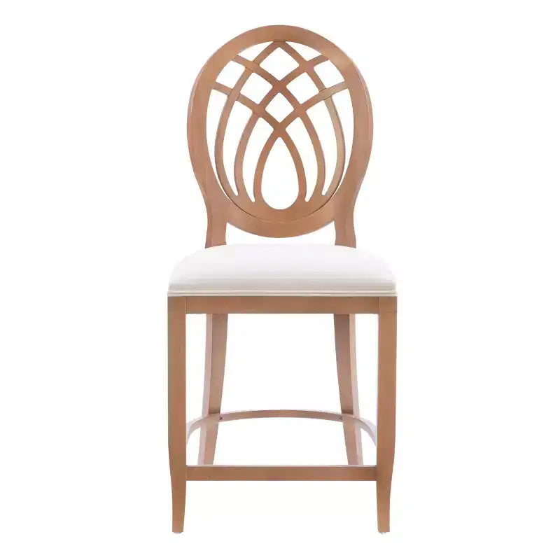 Linon Ensemble de 2 tabourets de bar Oriana de 61 cm, hauteur comptoir, marron