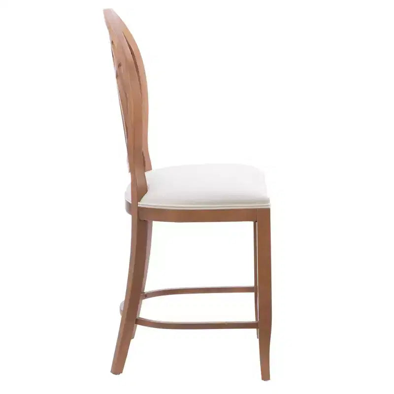 Linon Ensemble de 2 tabourets de bar Oriana de 61 cm, hauteur comptoir, marron