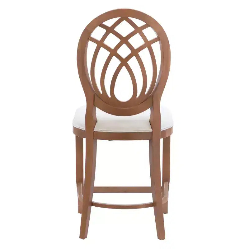 Linon Ensemble de 2 tabourets de bar Oriana de 61 cm, hauteur comptoir, marron