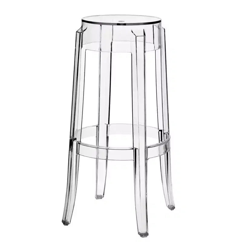 Lot de 2 tabourets de bar Casper transparents - Modway