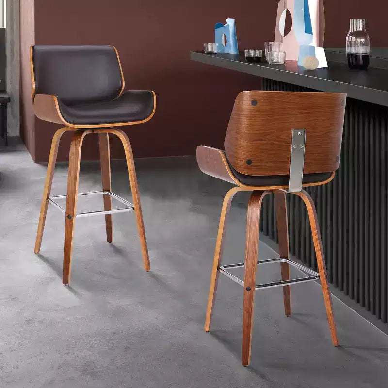 Tabouret de bar pivotant Tyler de 26 po de hauteur de comptoir Armen Living