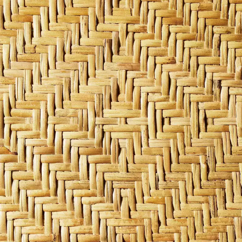 Chaise de salle à manger avec dossier et assise en rotin Interlaken - Threshold™ conçue avec Studio McGee : Jaune miel, aucun assemblage requis