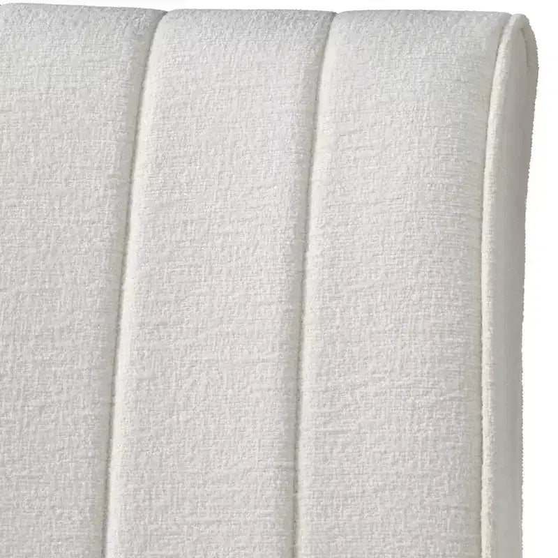 Lot de 2 chaises de salle à manger modernes Augusta Lifestorey Chêne clair/Crème