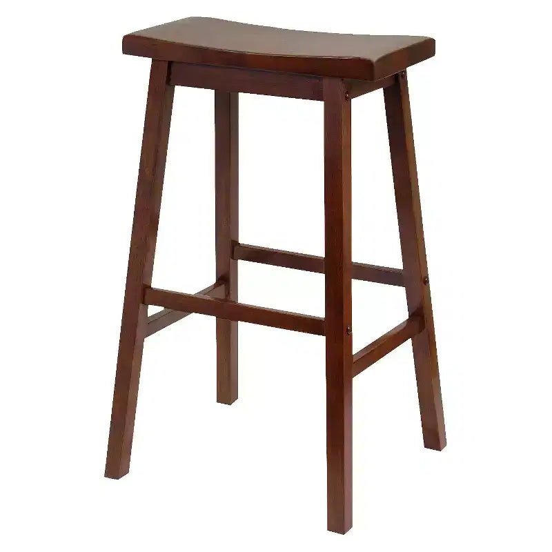 Ensemble de salle à manger 3 pièces Parkland hauteur comptoir avec 2 tabourets Bois/Noyer antique - Winsome