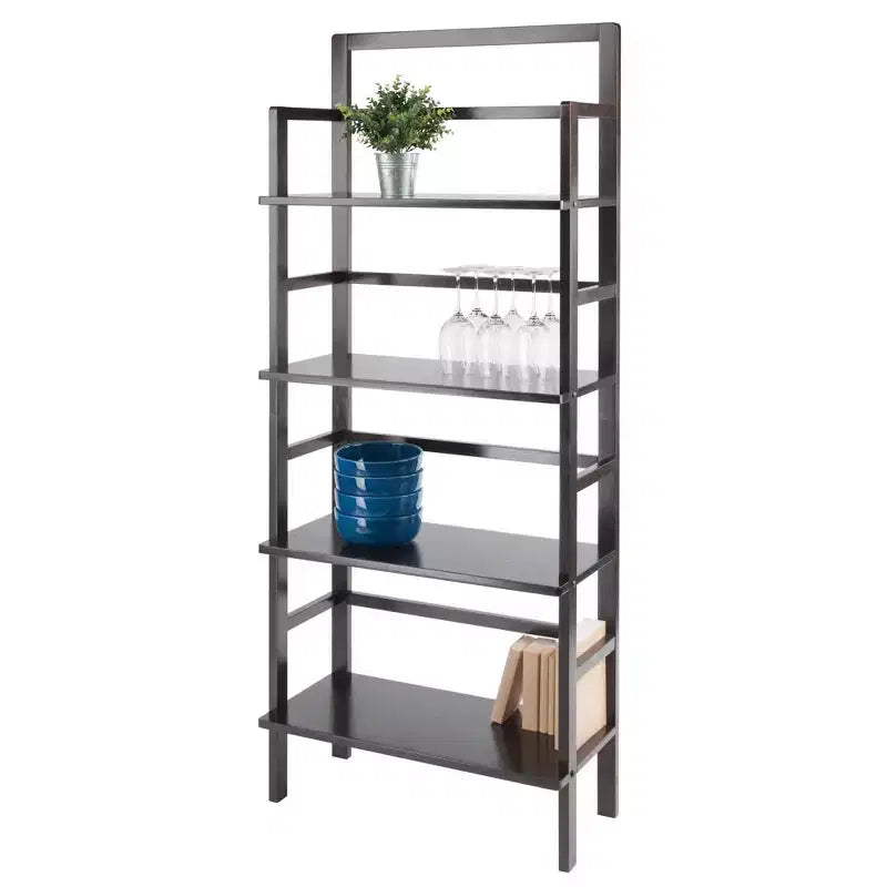 Dessertes de cuisine Winsome Aiden Bakers Rack : Rangement à 4 niveaux, tablettes en bois composite, organisateur de cuisine