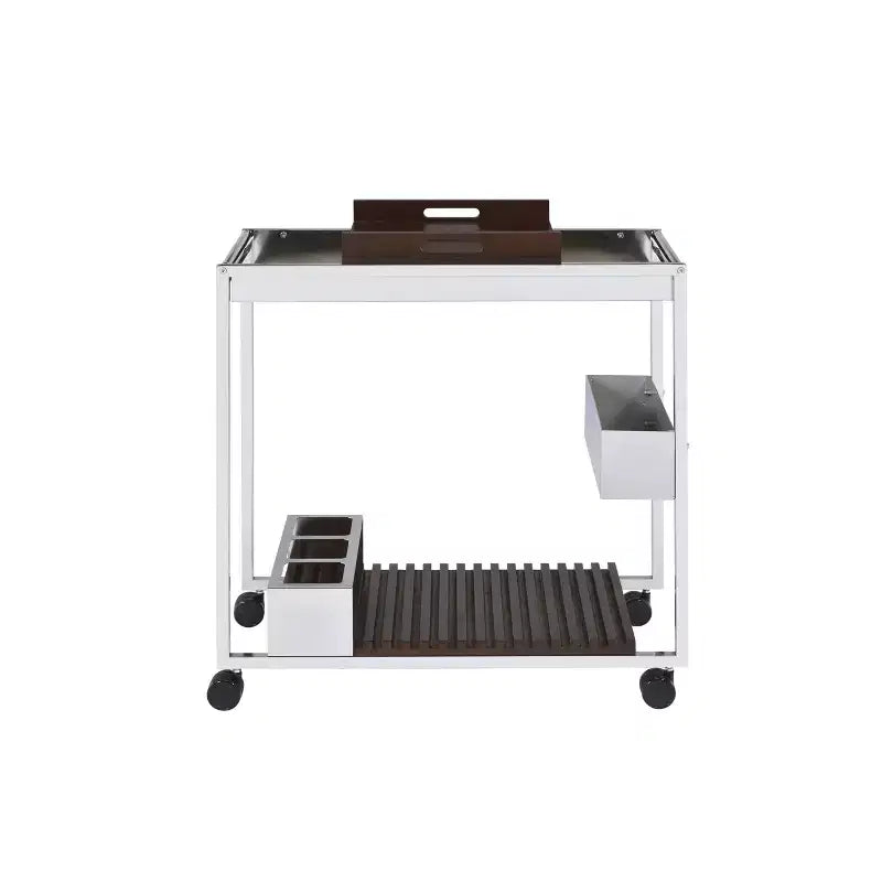 Chariot de service Lisses chromé - Acme Furniture