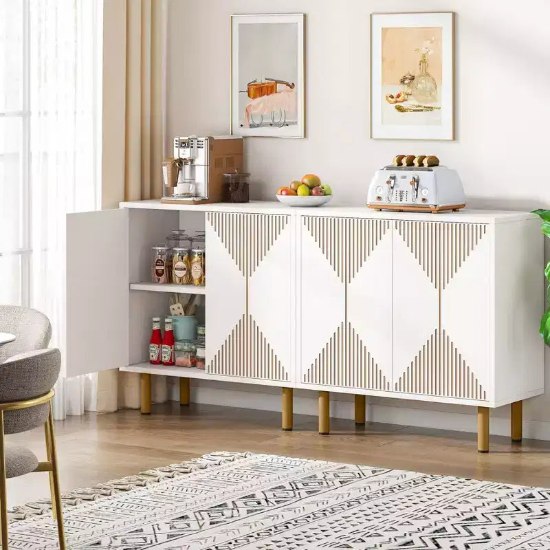 LITTLE TREE Armoire de rangement moderne 59" blanche