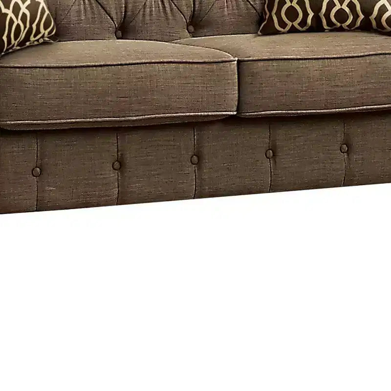 Canapé Aurelia en lin marron Acme Furniture