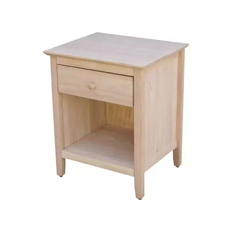 Table de chevet 19,5 pouces non finie – International Concepts