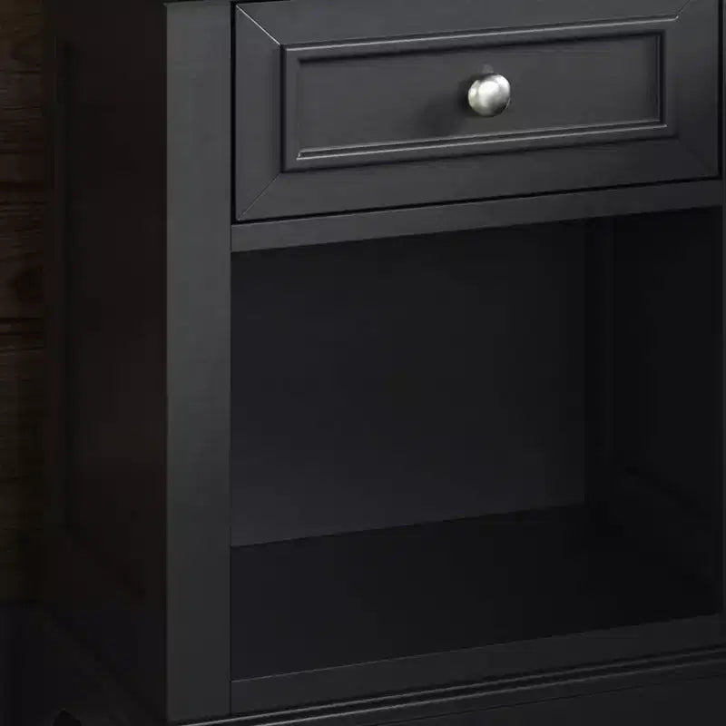 Table de chevet Bedford noire - Home Styles