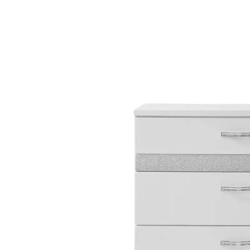 Commode Naima Ii Acme Furniture Blanc Finition Haute Brillance