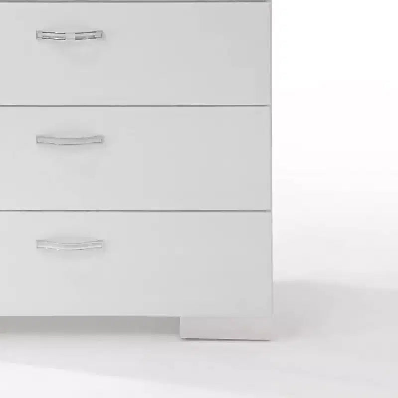 Commode Naima Ii Acme Furniture Blanc Finition Haute Brillance