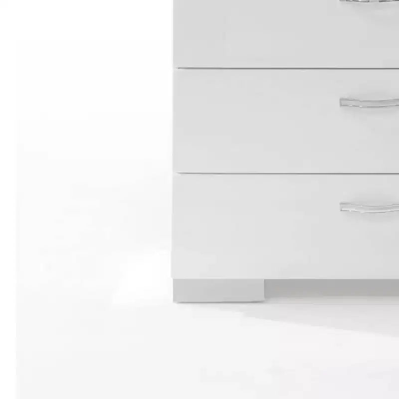 Commode Naima Ii Acme Furniture Blanc Finition Haute Brillance