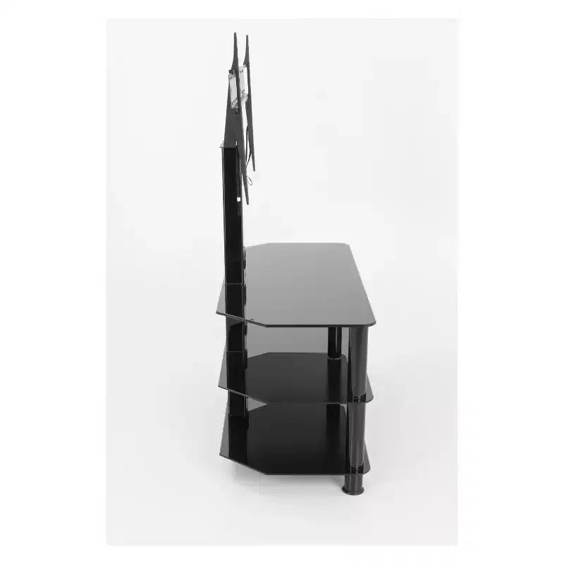 Meuble TV pour téléviseurs jusqu'à 60 po avec support TV noir - AVF