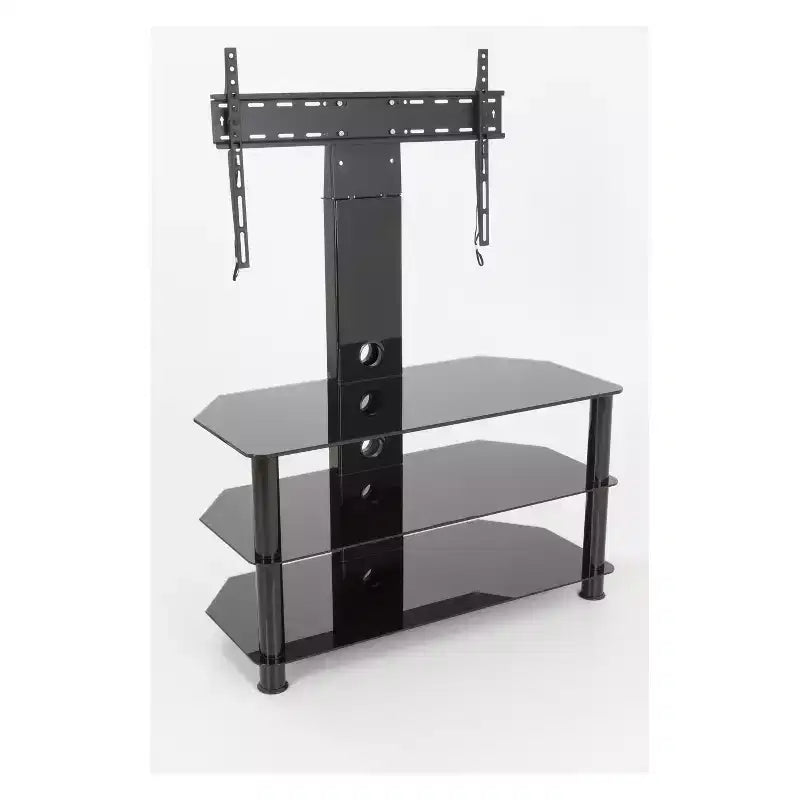 Meuble TV pour téléviseurs jusqu'à 60 po avec support TV noir - AVF
