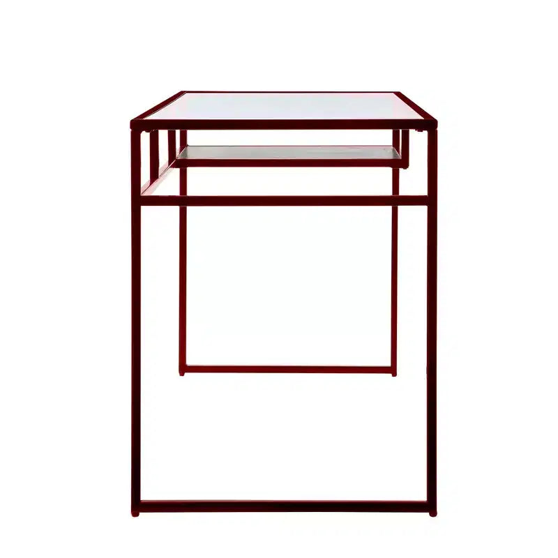 Bureau Yasin Acme Rouge/Verre